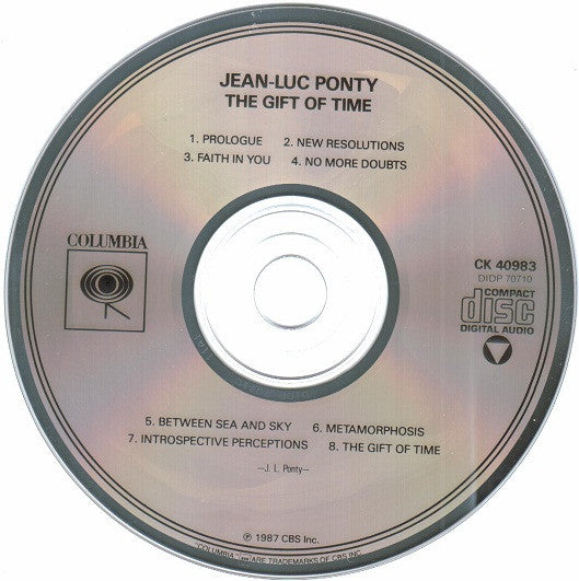 Jean-Luc Ponty : The Gift Of Time (CD, Album)