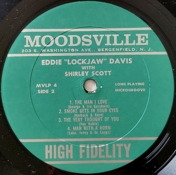 Eddie "Lockjaw" Davis With Shirley Scott : Moodsville Volume 4 (LP, Album, Mono)