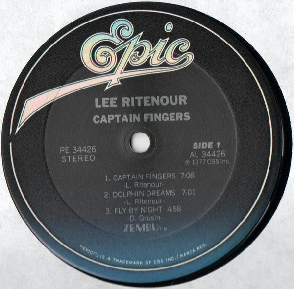 Lee Ritenour : Captain Fingers (LP, Album, RE, Pit)