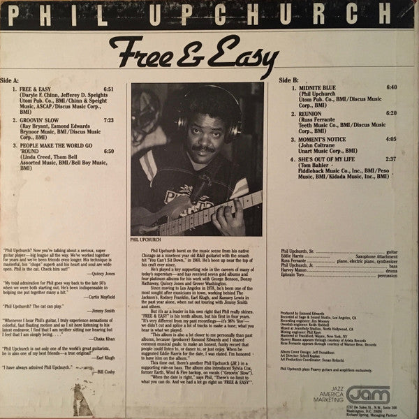 Phil Upchurch : Free & Easy (LP, Album)