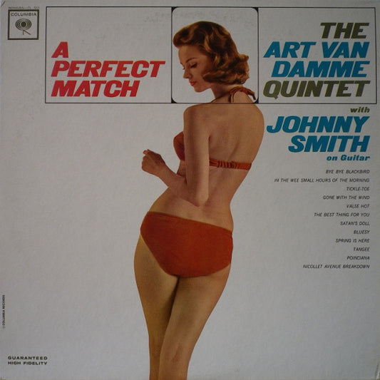 The Art Van Damme Quintet With Johnny Smith : A Perfect Match (LP, Mono, Promo)