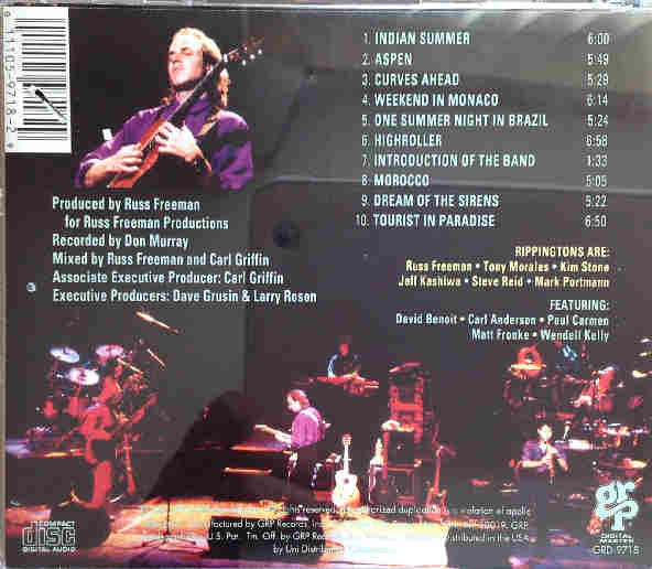 The Rippingtons Featuring Russ Freeman (2) : Live In L.A. (CD, Album)