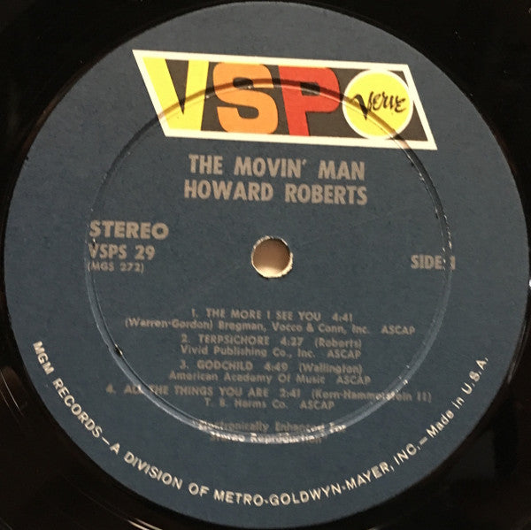 Howard Roberts : The Movin' Man (LP, Album, Rep)