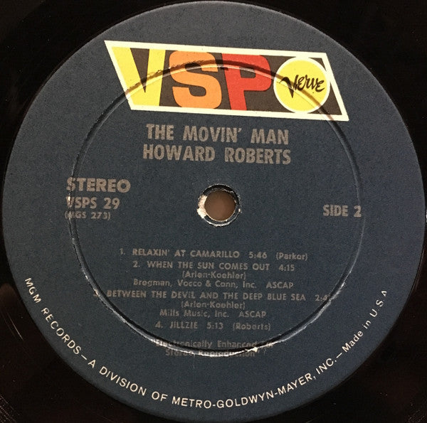 Howard Roberts : The Movin' Man (LP, Album, Rep)