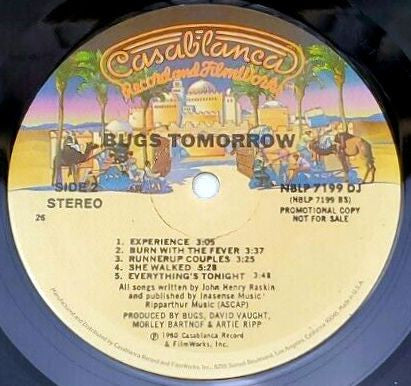 Bugs Tomorrow : Bugs Tomorrow (LP, Album, Promo)