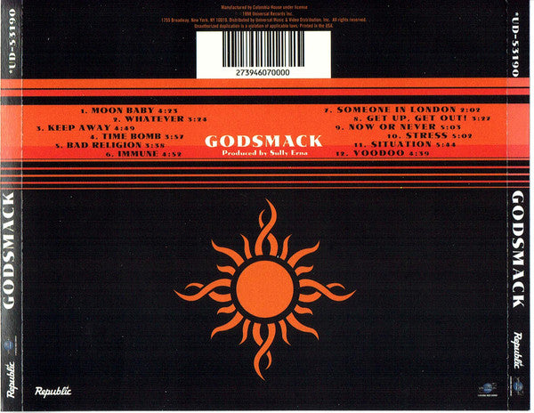 Godsmack : Godsmack (CD, Album, Club)