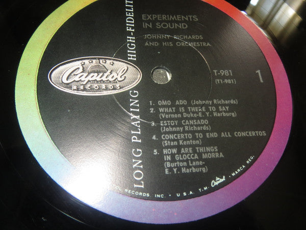 Johnny Richards : Experiments In Sound (LP, Album, Mono)