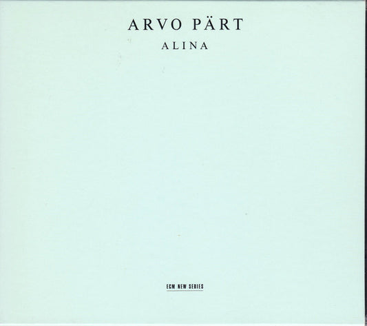 Arvo Pärt : Alina (CD, Album, RE)