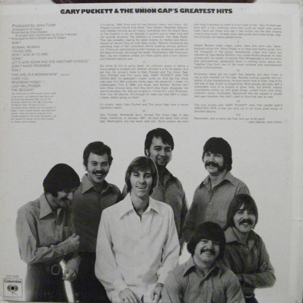 Gary Puckett & The Union Gap : Greatest Hits (LP, Comp)