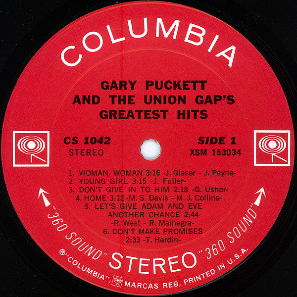 Gary Puckett & The Union Gap : Greatest Hits (LP, Comp)