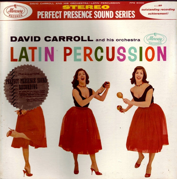 David Carroll & His Orchestra : Latin Percussion (LP, Album, Gat)