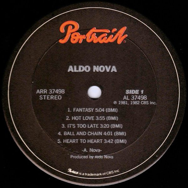 Aldo Nova : Aldo Nova (LP, Album, Ter)