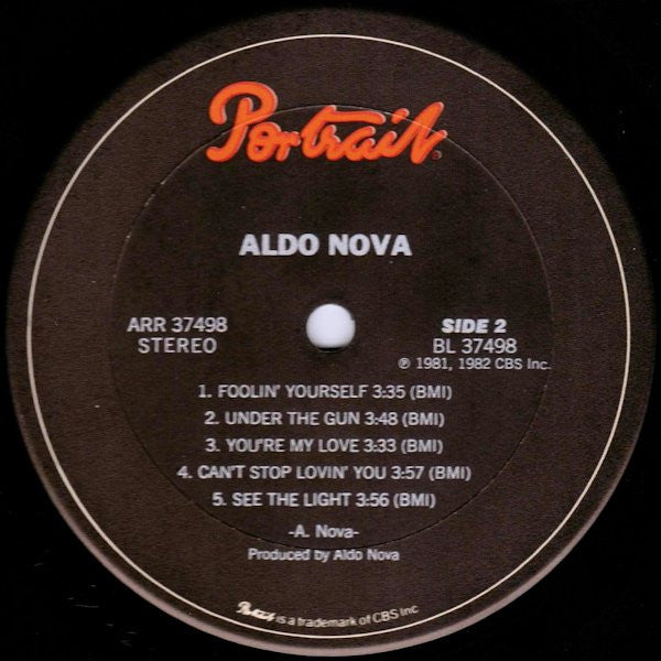 Aldo Nova : Aldo Nova (LP, Album, Ter)