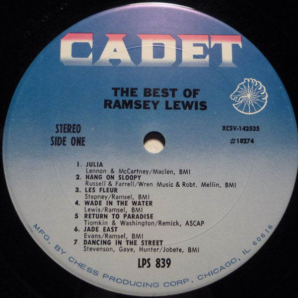 Ramsey Lewis : The Best Of Ramsey Lewis (LP, Comp)