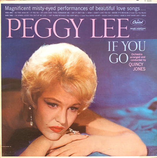 Peggy Lee : If You Go (LP, Album, Mono)