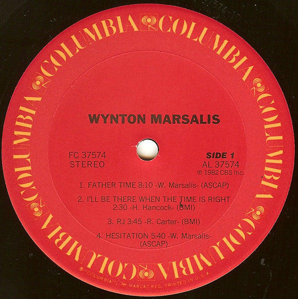 Wynton Marsalis : Wynton Marsalis (LP, Album, Pit)