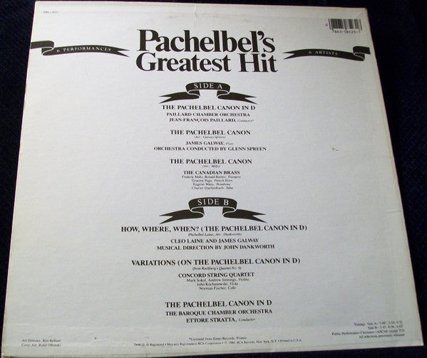 Various : Pachelbel's Greatest Hit (LP, Comp)