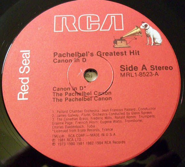 Various : Pachelbel's Greatest Hit (LP, Comp)