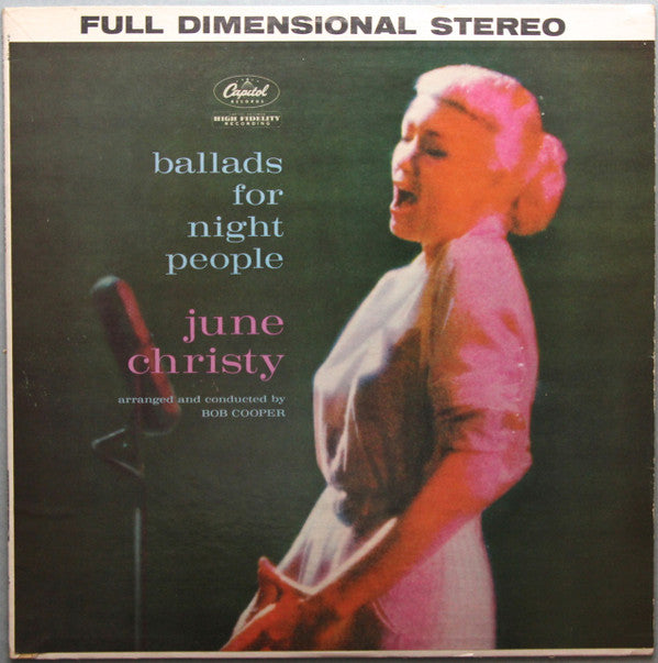 June Christy : Ballads For Night People (LP, Album)