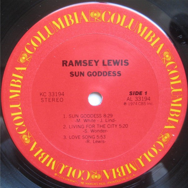 Ramsey Lewis : Sun Goddess (LP, Album, Pit)