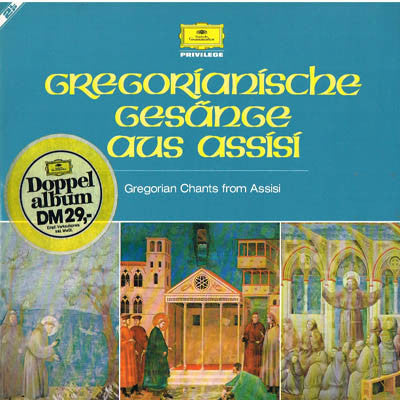 Coro Cappella Papale Di San Francesco D'Assisi : Gregorianische Gesänge Aus Assisi (2xLP, RE, Gat)