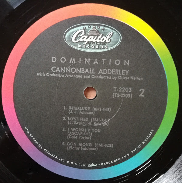 Cannonball Adderley : Domination (LP, Album, Mono)