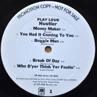 Hustler (9) : Play Loud (LP, Album, Promo)