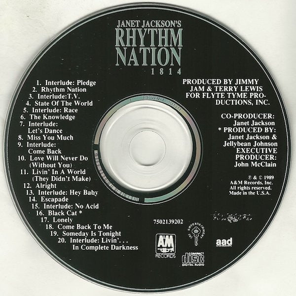 Janet Jackson : Rhythm Nation 1814 (CD, Album)