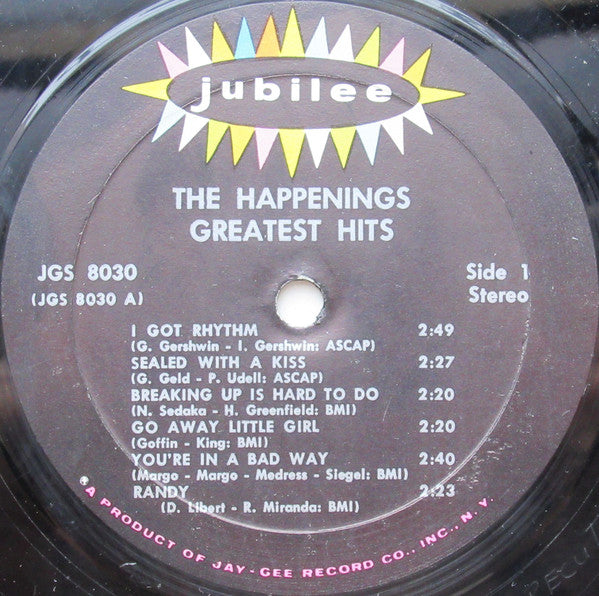 The Happenings : "Greatest Hits" (LP, Comp, RE)