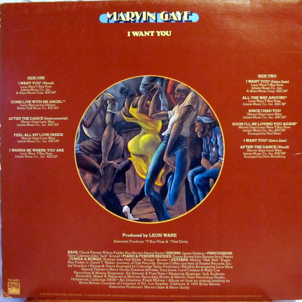 Marvin Gaye : I Want You (LP, Album, Club, CRC)