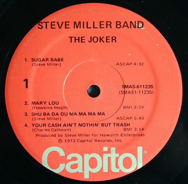 Steve Miller Band : The Joker (LP, Album, Club)