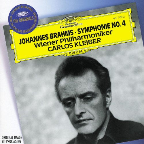 Johannes Brahms – Wiener Philharmoniker, Carlos Kleiber : Symphonie No. 4 (CD, Album, RE, RM)