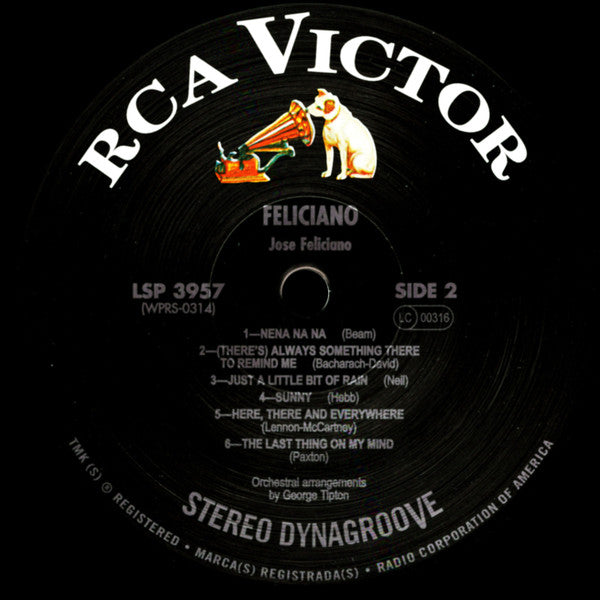 José Feliciano : Feliciano! (LP, Album, RE, 180)