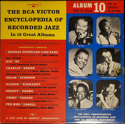 Various : The RCA Victor Encyclopedia Of Recorded Jazz: Album 10 - Ori To Rus (10", Comp)