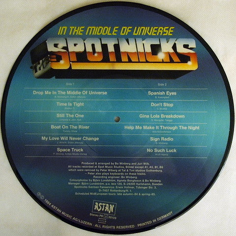 The Spotnicks : In The Middle Of Universe (LP, Pic)