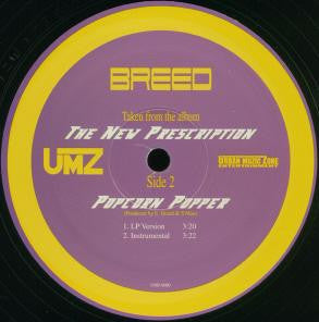 MC Breed : Rap Game / Popcorn Popper (12", Promo)