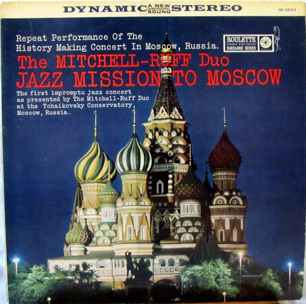 The Mitchell-Ruff Duo : Jazz Mission To Moscow (LP, Album)