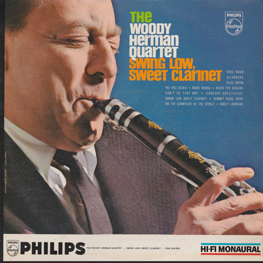 Woody Herman Quartet : Swing Low, Sweet Clarinet (LP, Album, Mono)