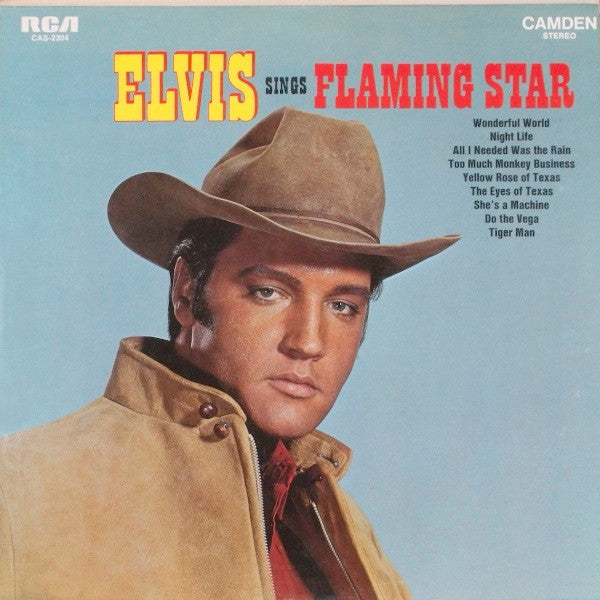 Elvis Presley : Elvis Sings Flaming Star (LP, Comp, RE)