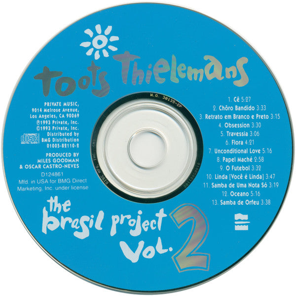 Toots Thielemans : The Brasil Project, Vol. 2 (CD, Album)