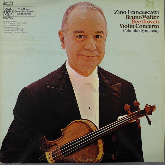 Ludwig van Beethoven – Zino Francescatti, Columbia Symphony Orchestra, Bruno Walter : Violin Concerto (LP, RE)