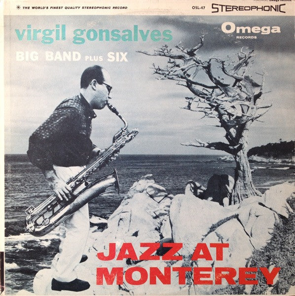 Virgil Gonsalves Big Band Plus Virgil Gonsalves Sextet : Jazz At Monterey  (LP, Album)