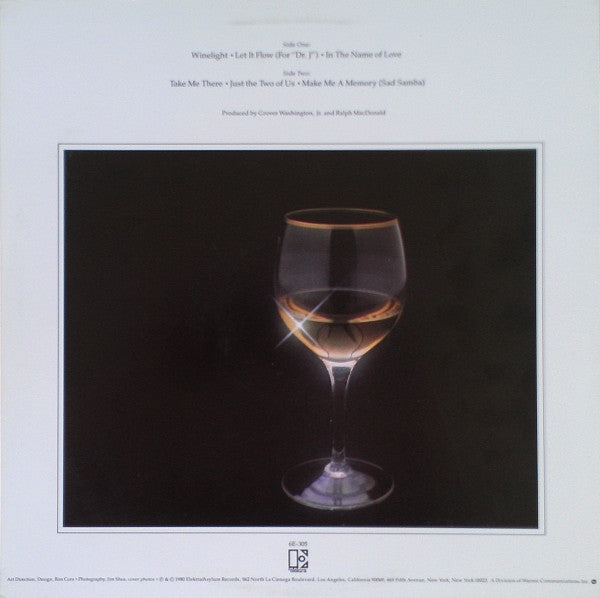 Grover Washington, Jr. : Winelight (LP, Album, RE, SP)