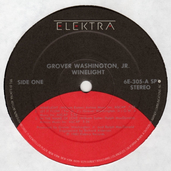 Grover Washington, Jr. : Winelight (LP, Album, RE, SP)