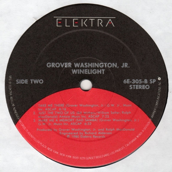 Grover Washington, Jr. : Winelight (LP, Album, RE, SP)