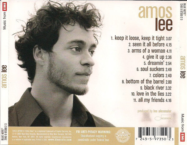 Amos Lee : Amos Lee (CD, Album)