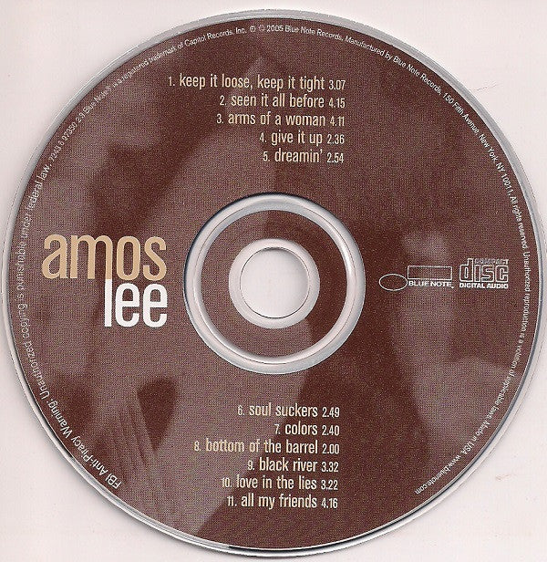 Amos Lee : Amos Lee (CD, Album)