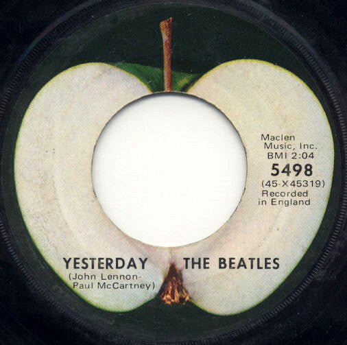 The Beatles : Act Naturally / Yesterday (7", Single, RE)