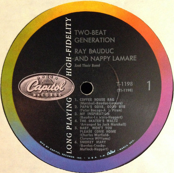 Ray Bauduc, Nappy LaMare : Two-Beat Generation (LP, Mono)