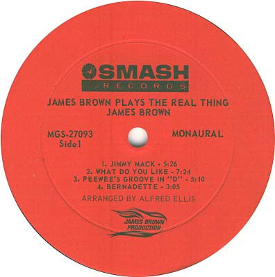 James Brown : Plays The Real Thing (LP, Album, Mono, Mer)